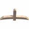 Ekena Millwork Bellingham Smooth Timber Gable Bracket, Douglas Fir, 60"W x 27"H x 5 1/2"D x 5 1/2"F, 11/12 Pitch GBW060X27X0606BEL00SDF - alternate 4